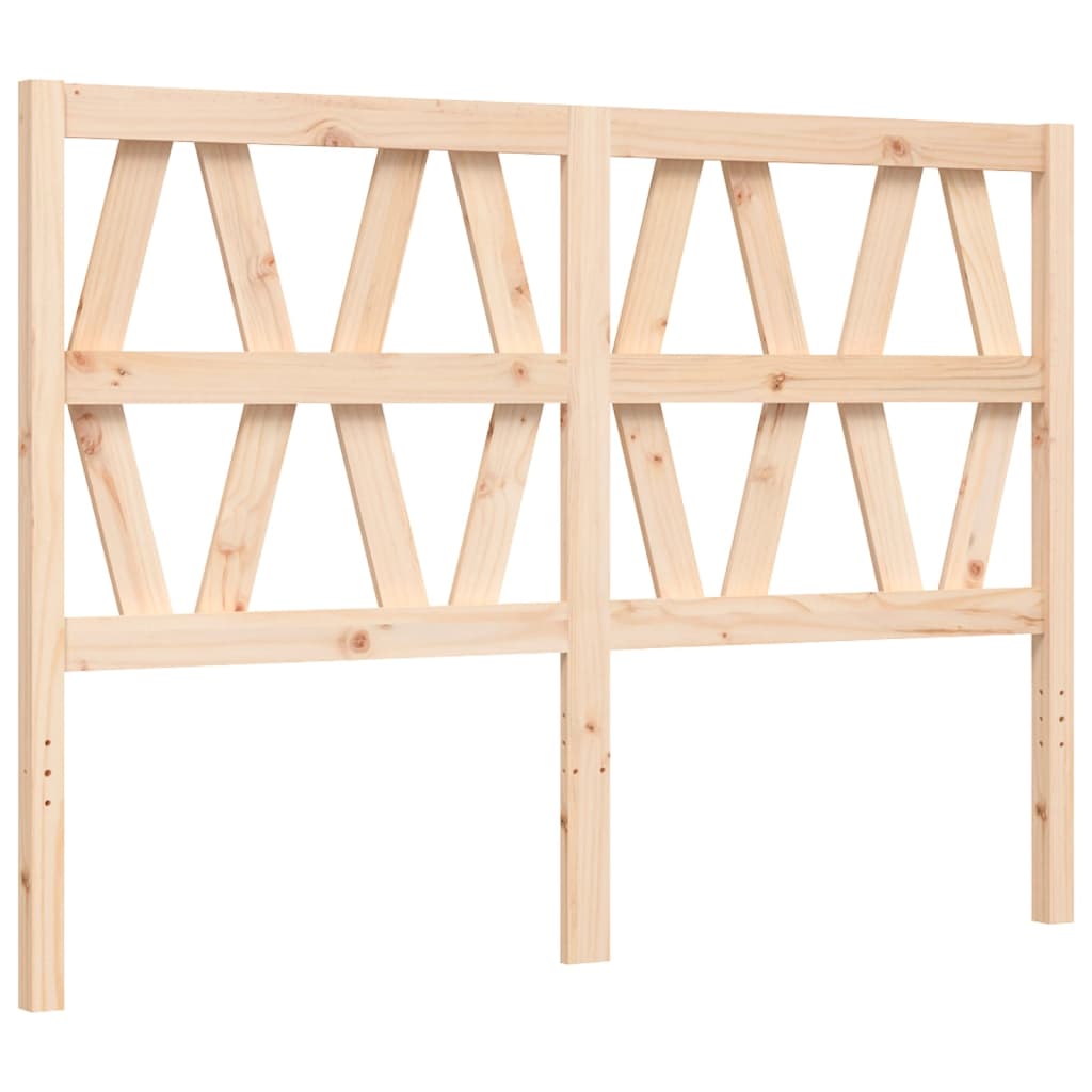 Bed Frame without Mattress 120x200 cm Solid Wood Pine