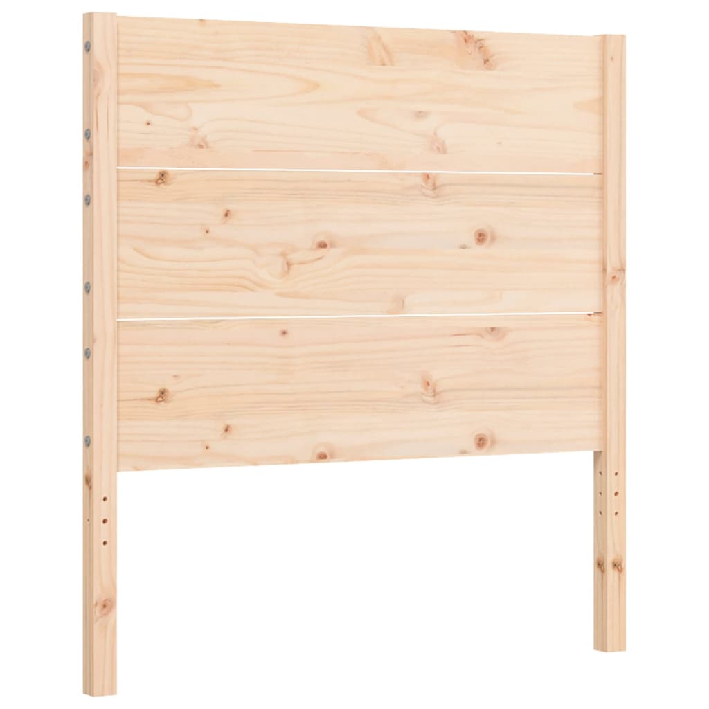Bed Frame without Mattress Single Solid Wood Pine