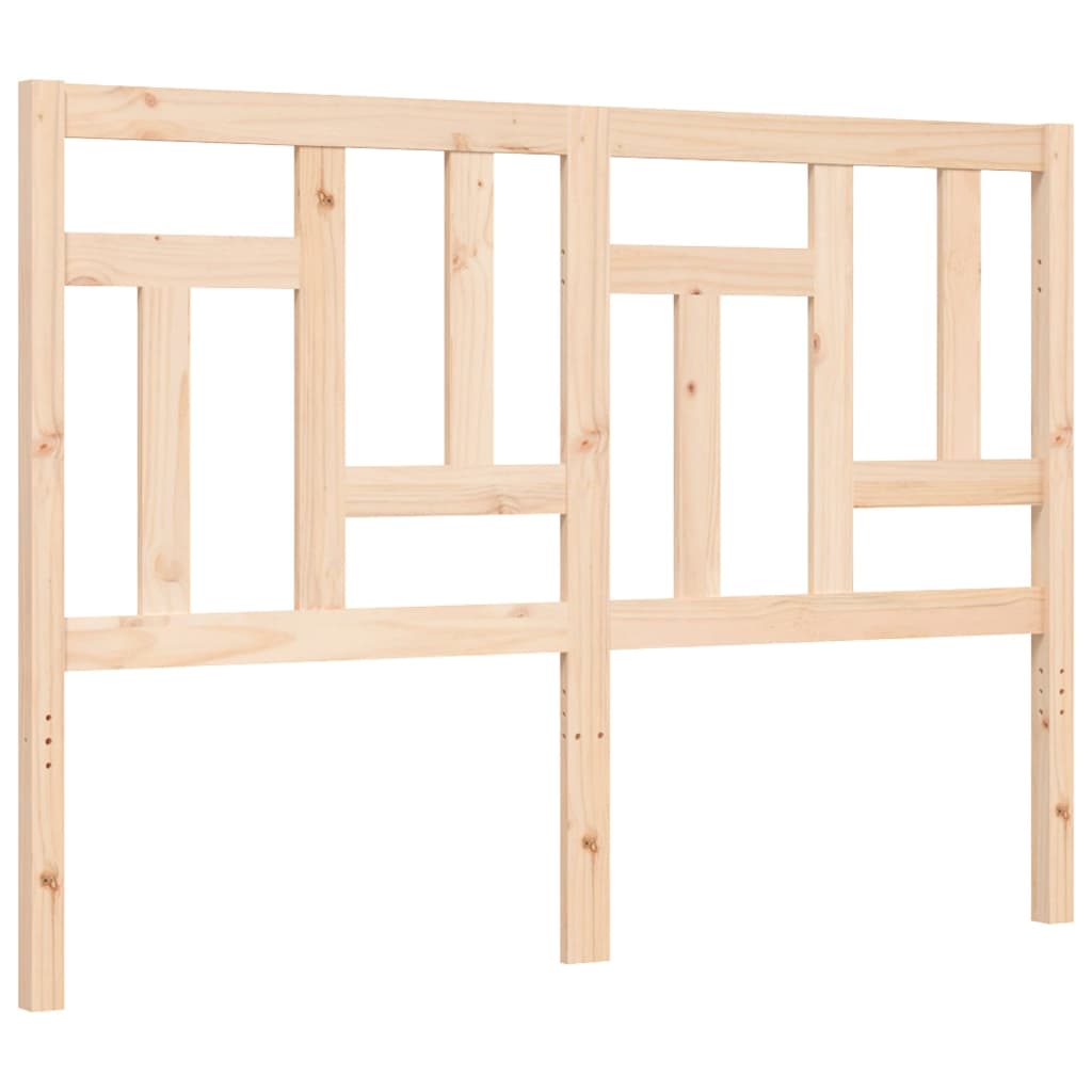 Bed Frame without Mattress 140x190 cm Solid Wood Pine