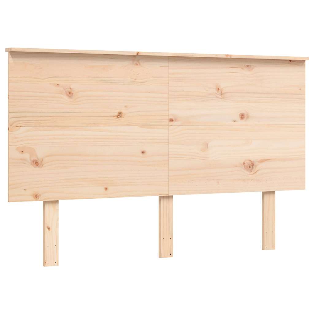 Bed Frame without Mattress 140x200 cm Solid Wood Pine