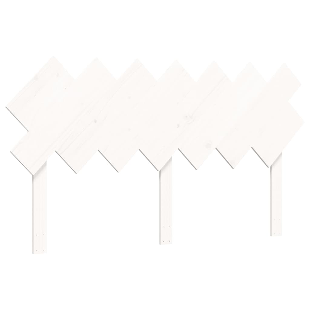 Bed Frame without Mattress White 140x190 cm Solid Wood Pine