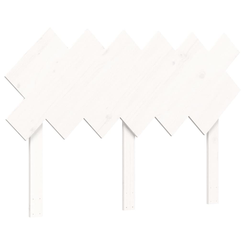 Bed Frame without Mattress White 120x200 cm Solid Wood Pine
