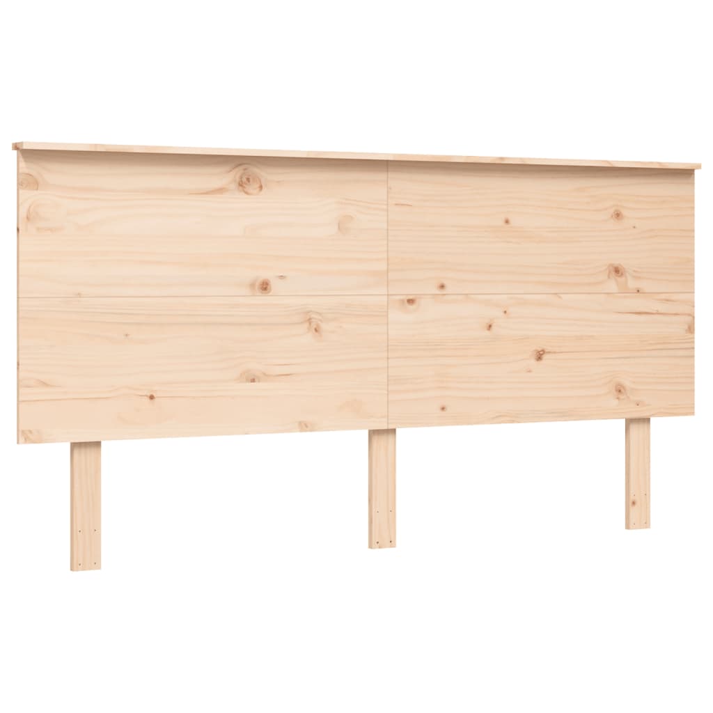 Bed Frame without Mattress 160x200 cm Solid Wood Pine