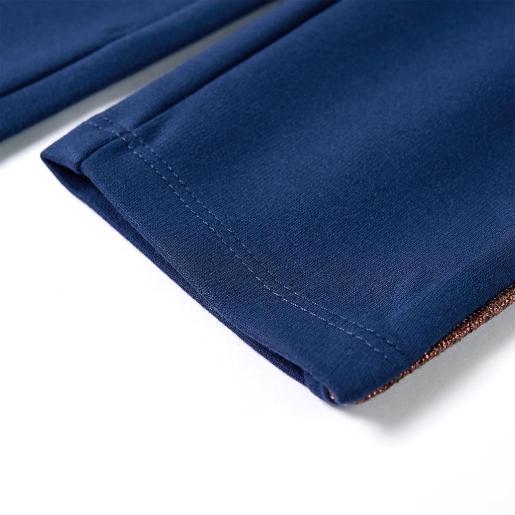 Kids' Pants With Drawstring Navy Blue 128