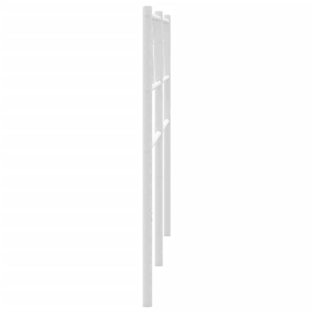 Metal Headboard White 180 cm