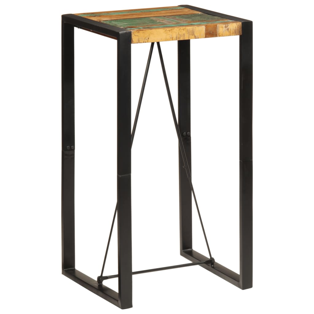Bar Table 60x55x110 cm Solid Wood Reclaimed