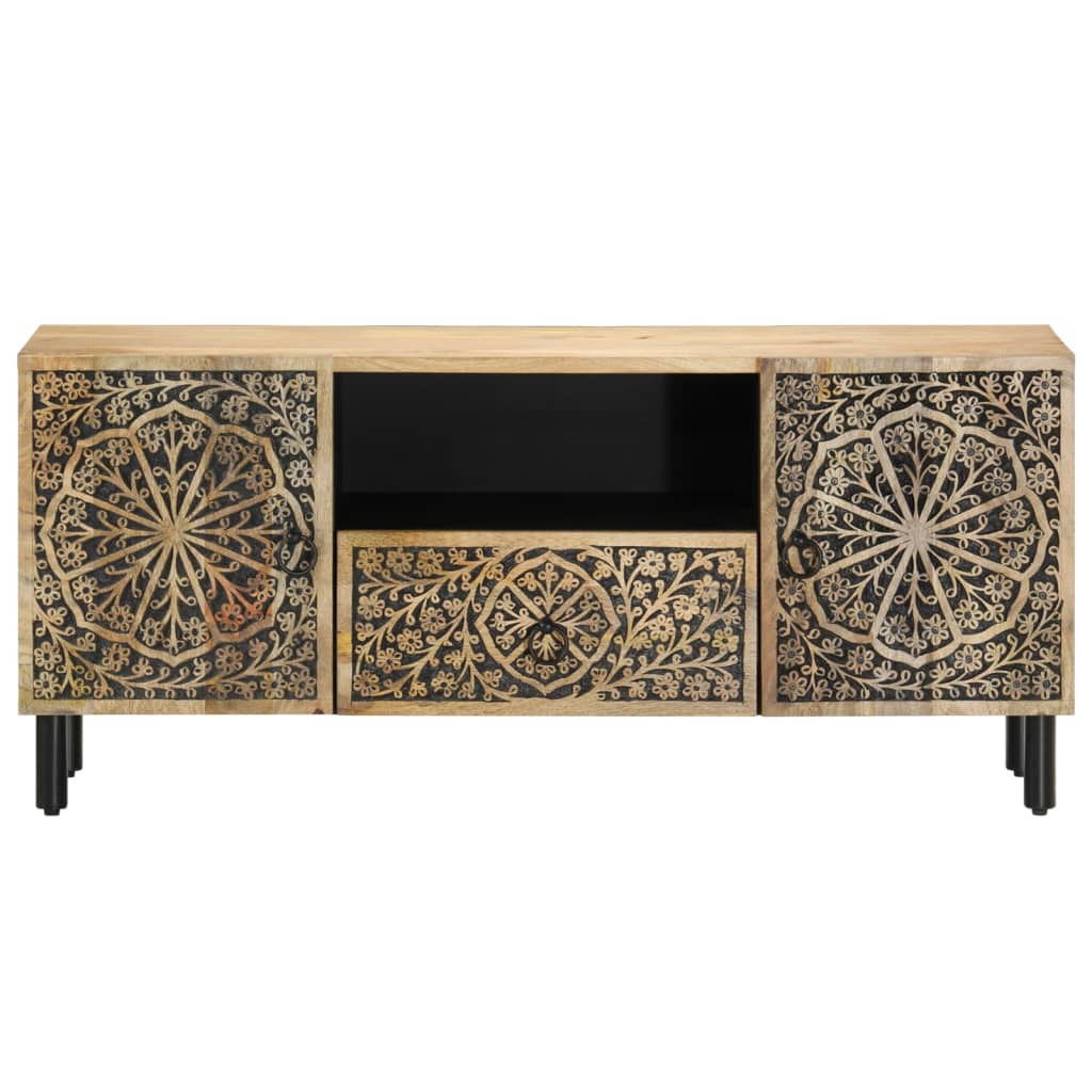 TV Cabinet 105x33x46 cm Solid Wood Mango