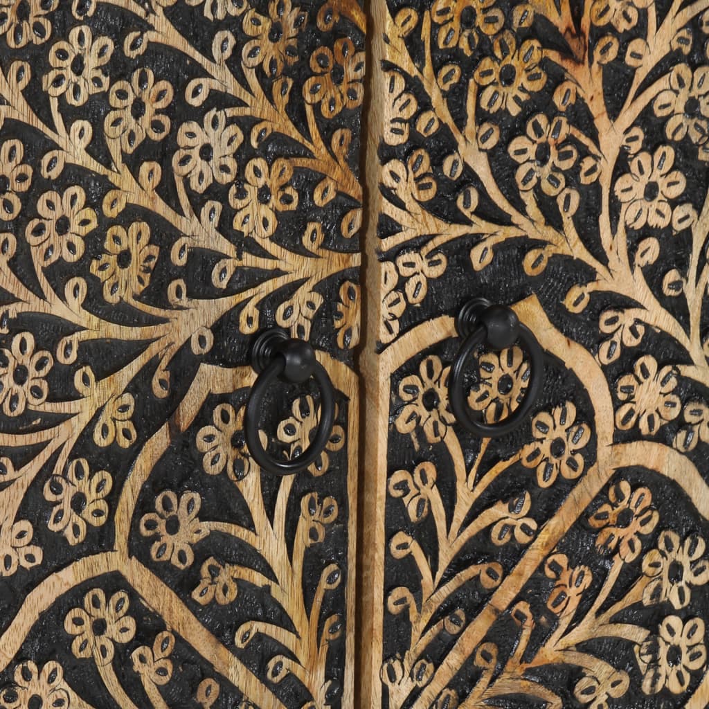 Side Cabinet 60x33x75 cm Solid Wood Mango