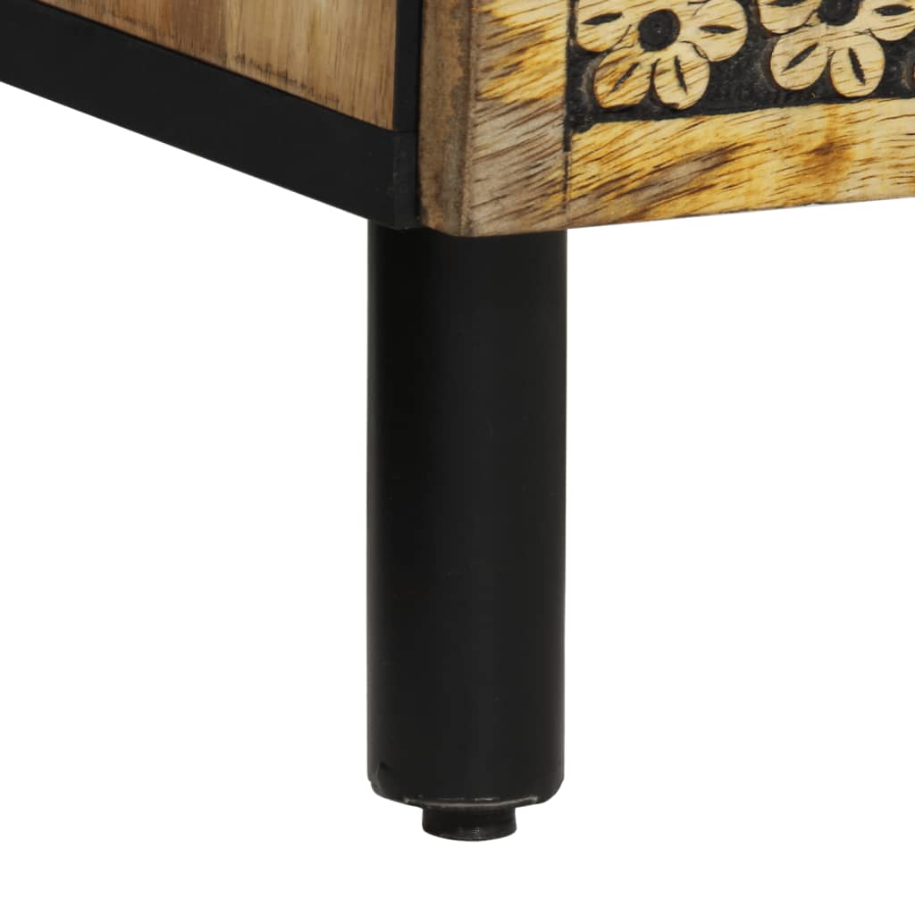 Highboard 60x33x100 cm Solid Wood Mango