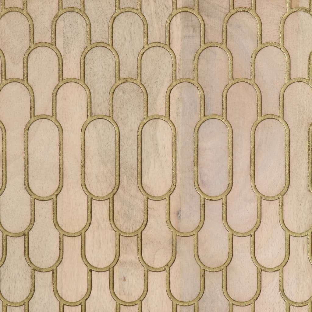 Highboard 60x33x100 cm Solid Wood Mango