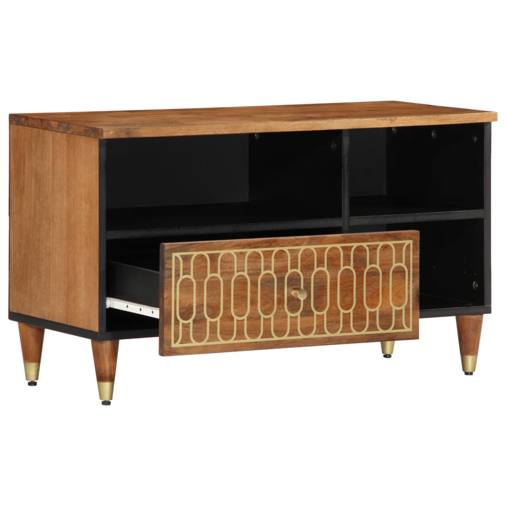 TV Cabinet 80x33x46 cm Solid Wood Mango