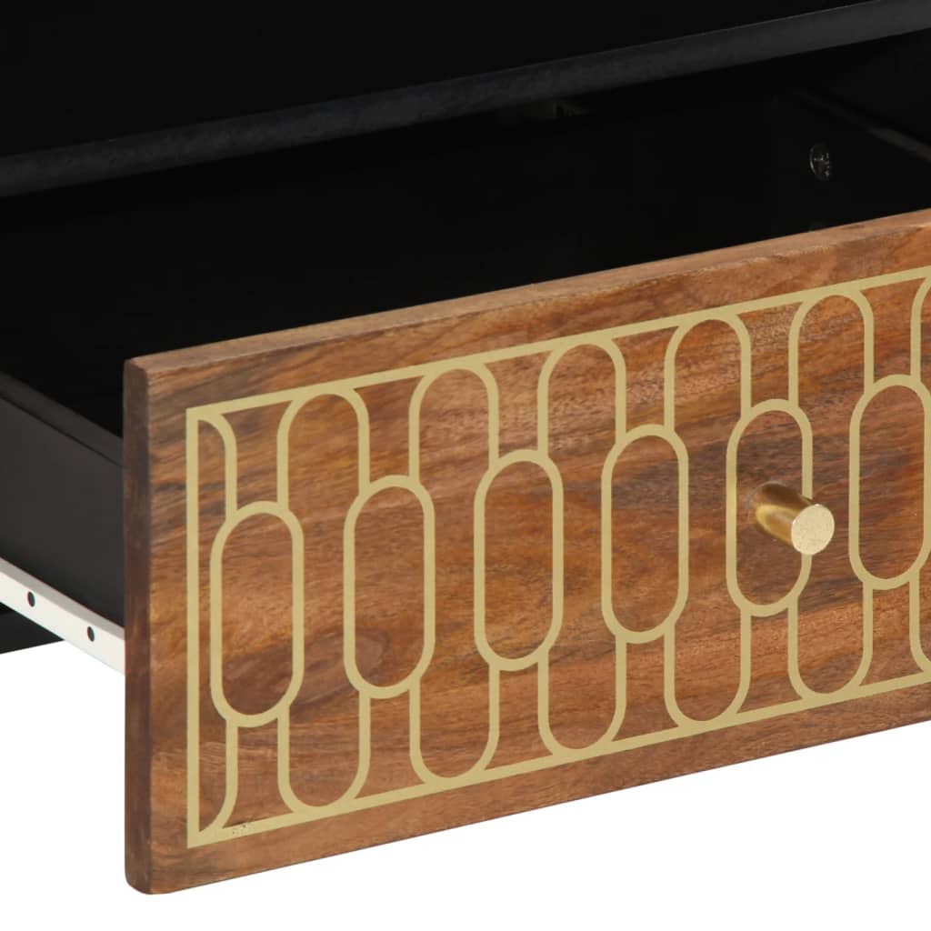 TV Cabinet 80x33x46 cm Solid Wood Mango