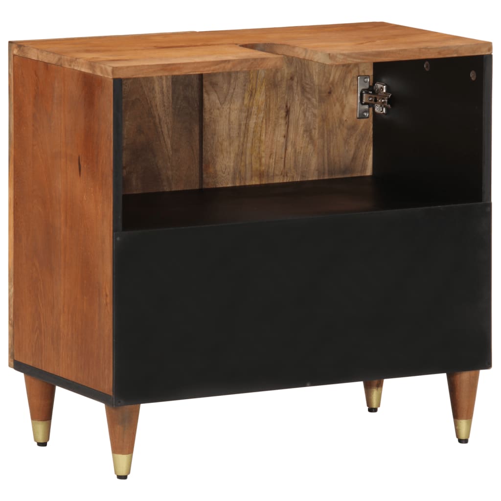 Bathroom Sink Cabinet 62x33x58 cm Solid Wood Mango