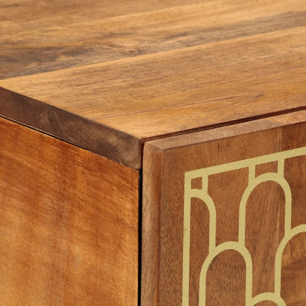 Highboard 60x33x100 cm Solid Wood Mango