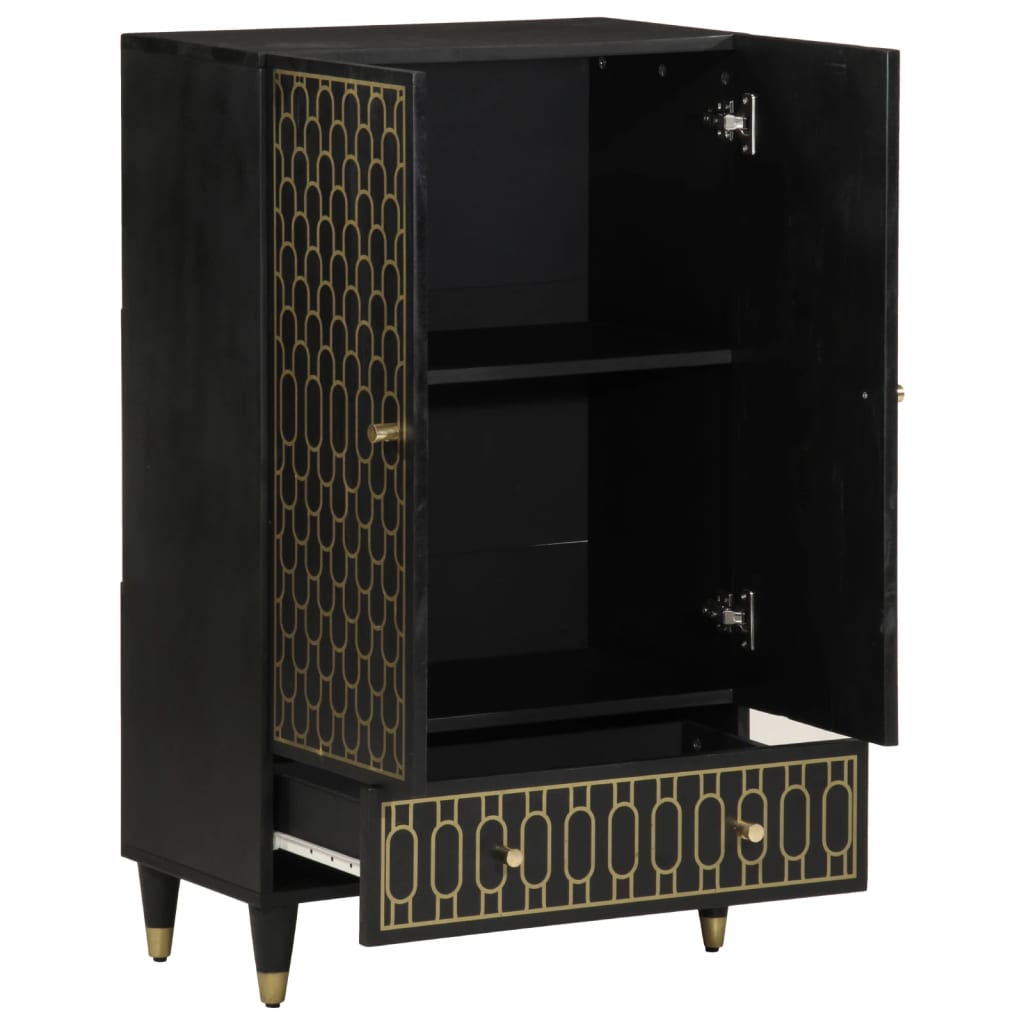 Highboard 60x33x100 cm Solid Wood Mango