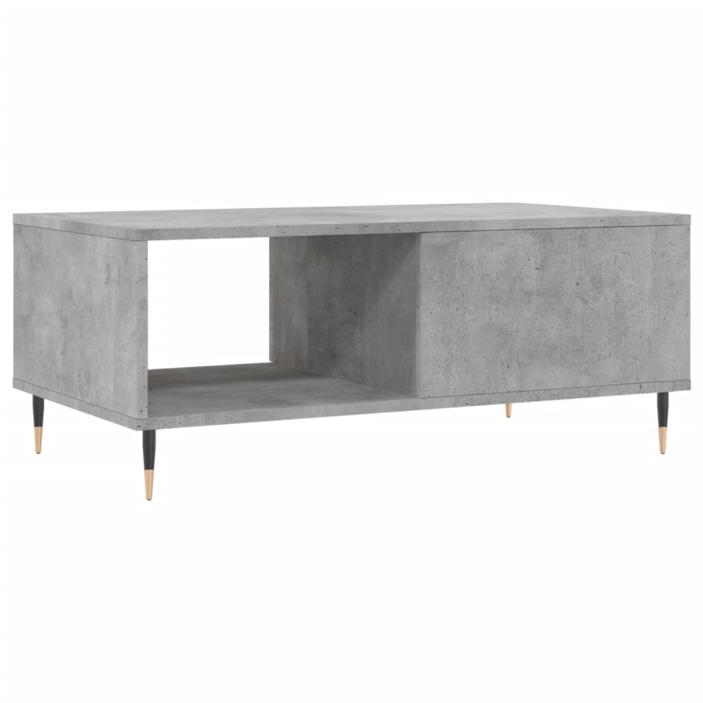 Modern Wooden Living Room Coffee Table With Drawer & Open Storage Space Wood