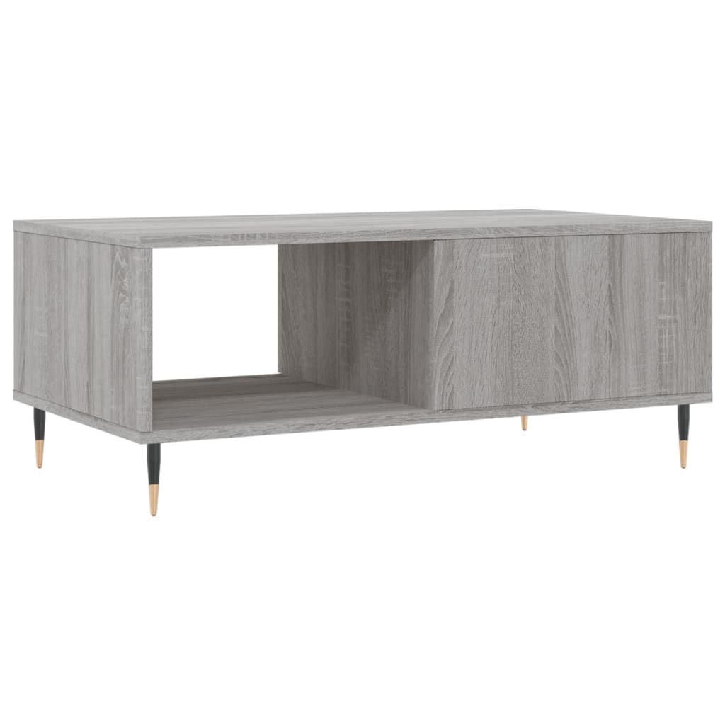 Modern Wooden Living Room Coffee Table With Drawer & Open Storage Space Wood