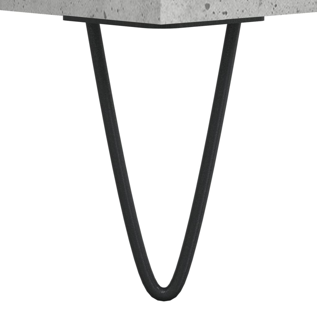 Coffee Table Concrete Grey 90x50x36.5 cm Engineered Wood