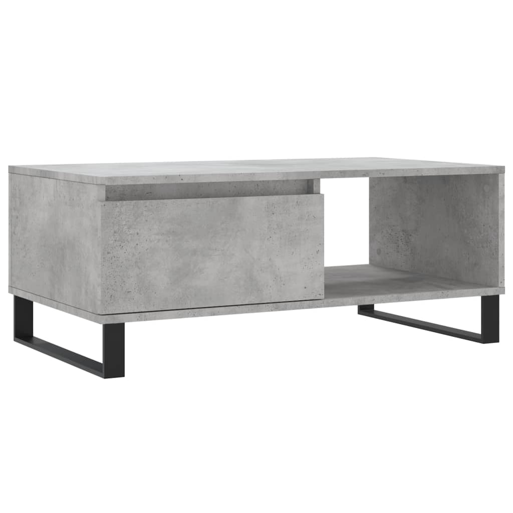 Modern Wooden Living Room Coffee Table With Drawer & Open Storage Space Wood