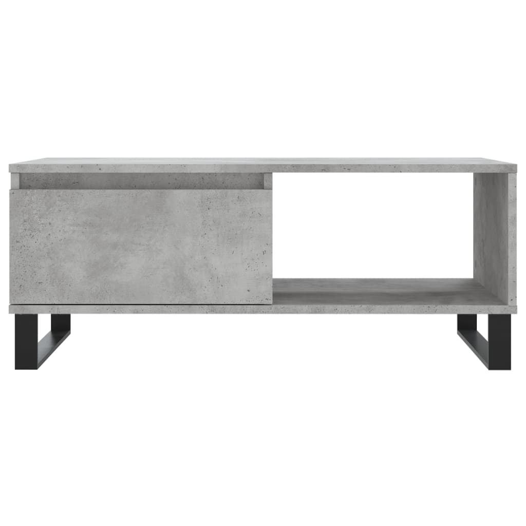 Modern Wooden Living Room Coffee Table With Drawer & Open Storage Space Wood