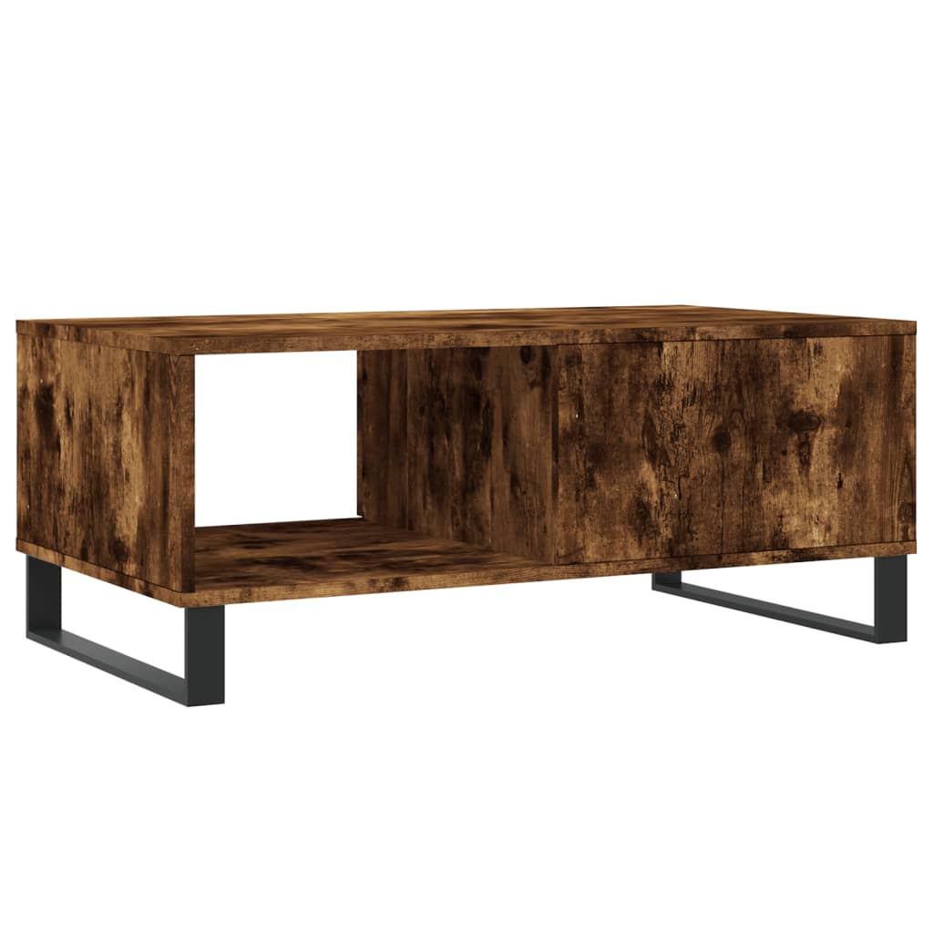 Modern Wooden Living Room Coffee Table With Drawer & Open Storage Space Wood