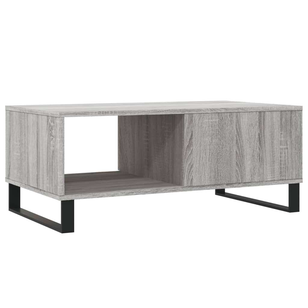 Modern Wooden Living Room Coffee Table With Drawer & Open Storage Space Wood