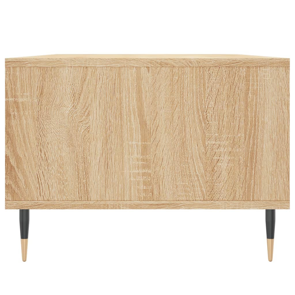Modern Wooden Living Room Coffee Table With Drawer & Open Storage Compartments