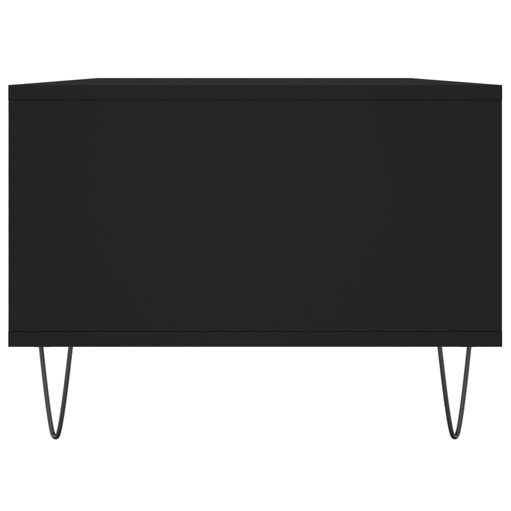 Coffee Table Black 90x50x36.5 cm Engineered Wood