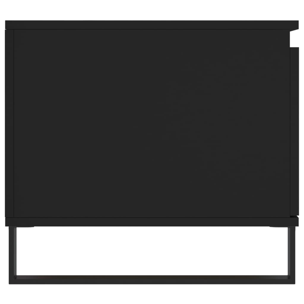 Coffee Table Black 100x50x45 cm Engineered Wood