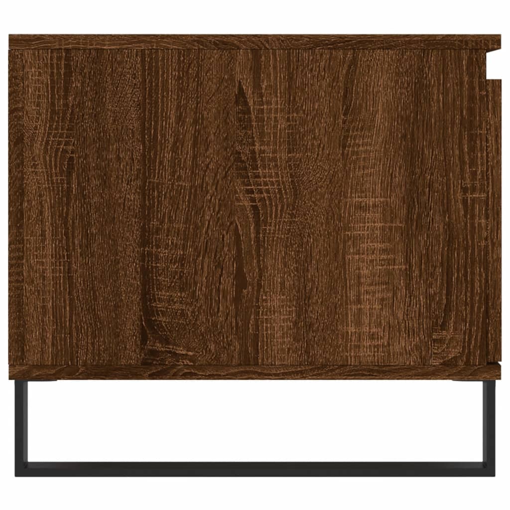 Coffee Table Brown Oak 100x50x45 cm Engineered Wood
