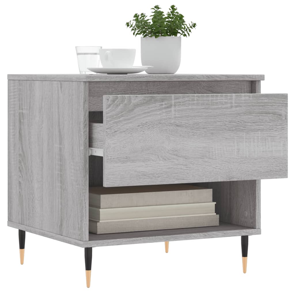 Coffee Table Grey Sonoma 50x46x50 cm Engineered Wood