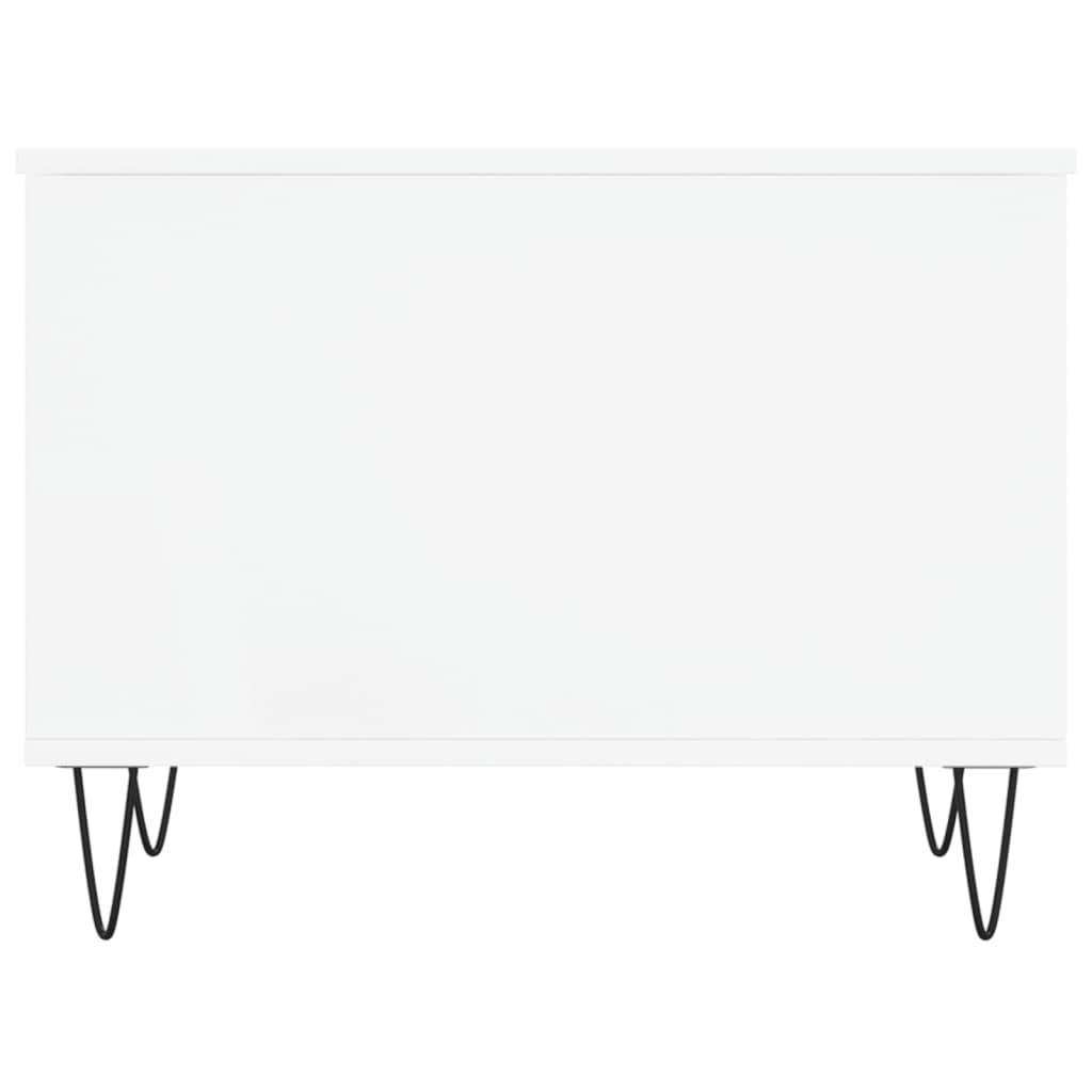Coffee Table White 60x44.5x45 cm Engineered Wood