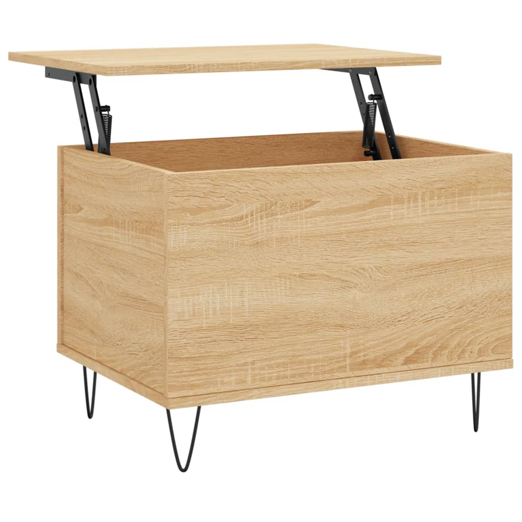 Coffee Table Sonoma Oak 60x44.5x45 cm Engineered Wood