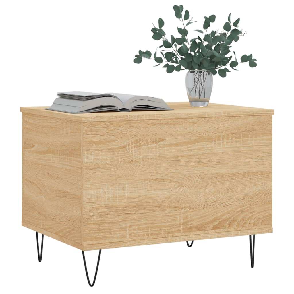 Coffee Table Sonoma Oak 60x44.5x45 cm Engineered Wood