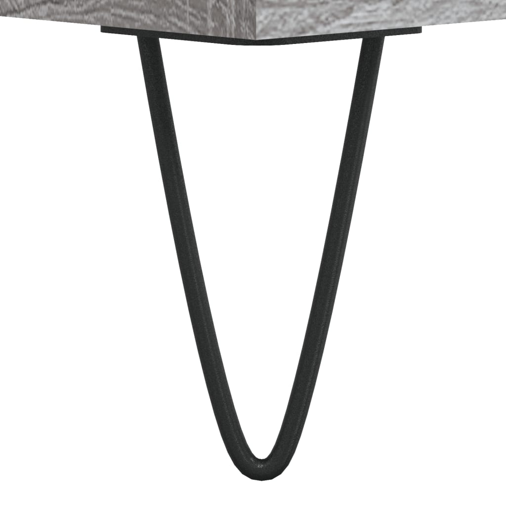 Coffee Table Grey Sonoma 60x44.5x45 cm Engineered Wood