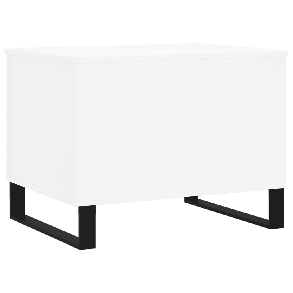 Coffee Table White 60x44.5x45 cm Engineered Wood