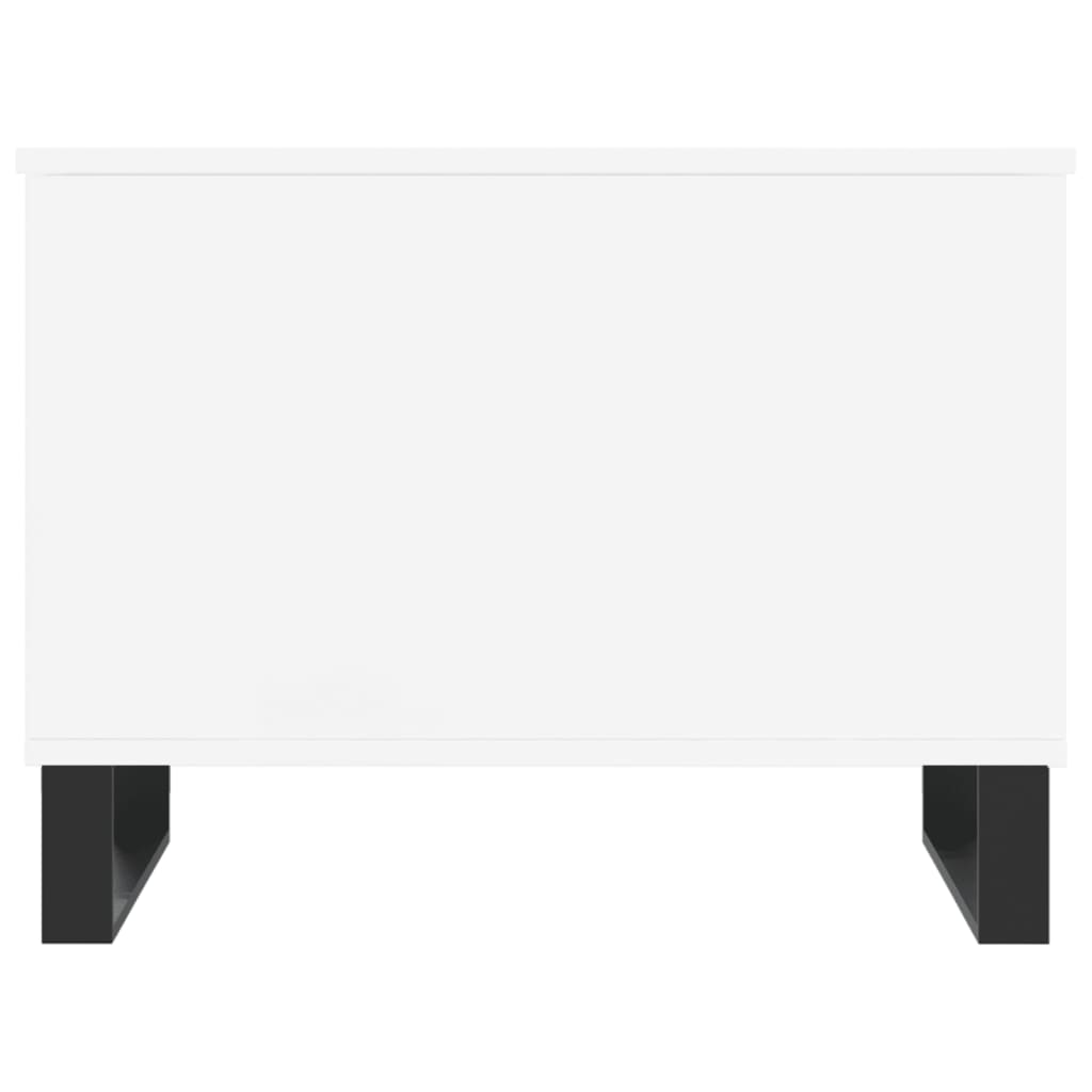 Coffee Table White 60x44.5x45 cm Engineered Wood