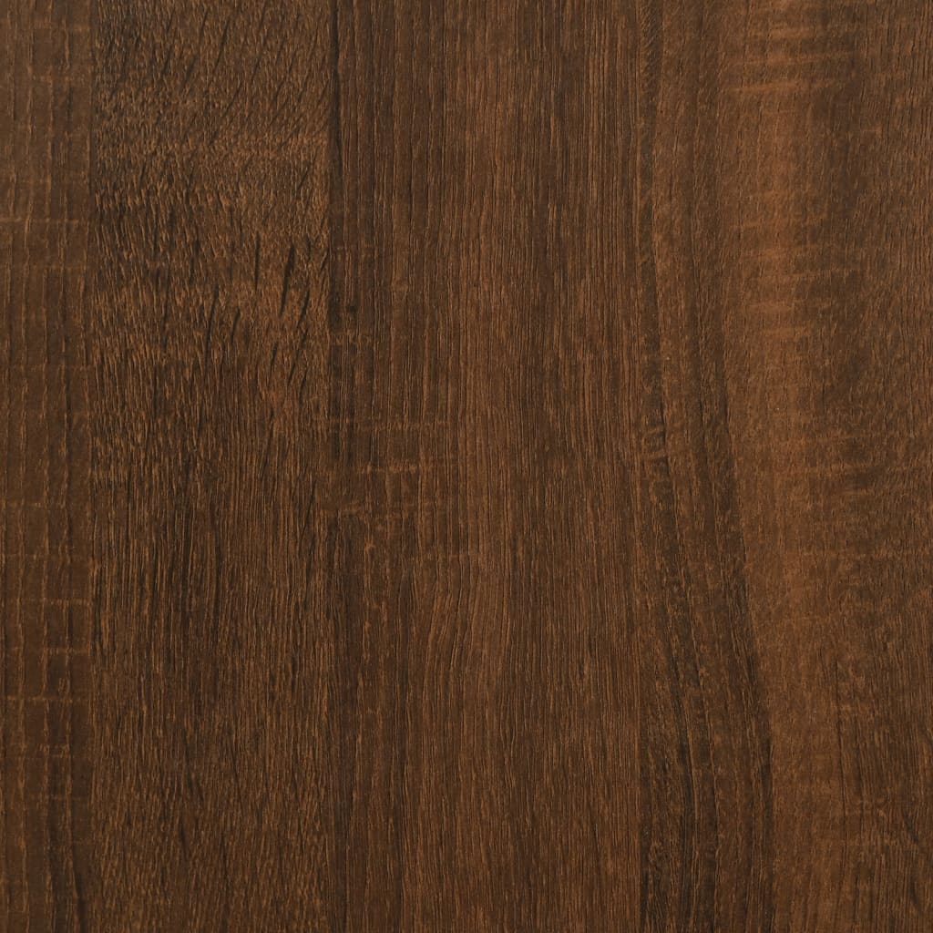 Coffee Table Brown Oak 60x44.5x45 cm Engineered Wood