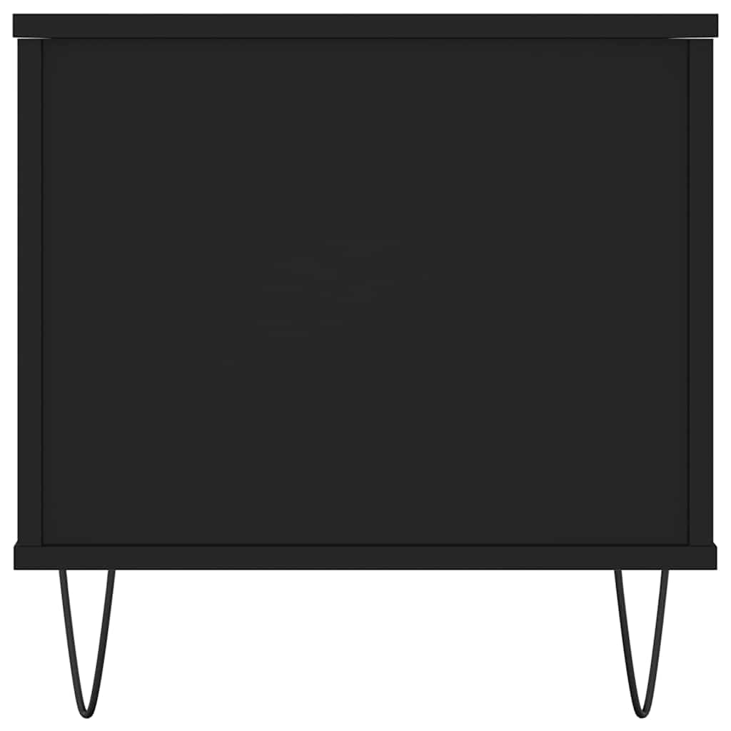 Coffee Table Black 90x44.5x45 cm Engineered Wood