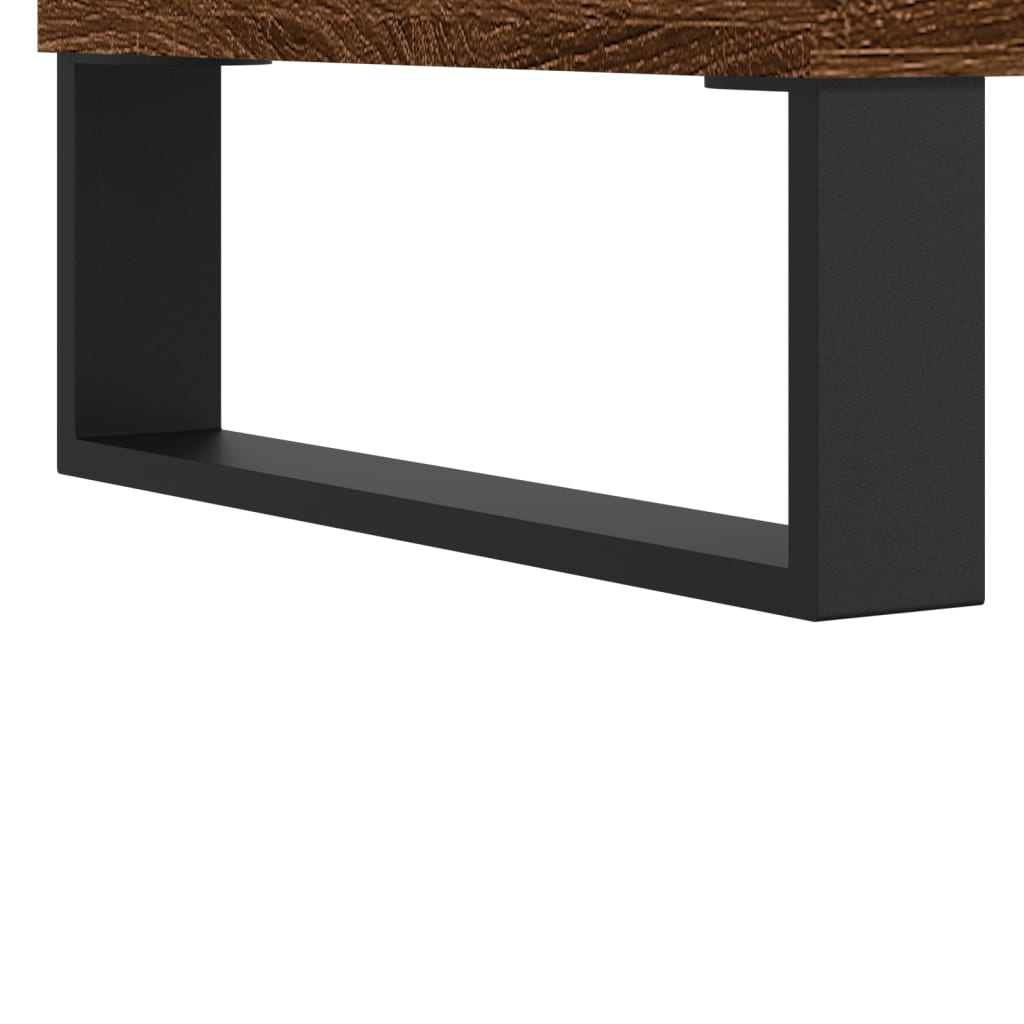 Coffee Table Brown Oak 90x44.5x45 cm Engineered Wood