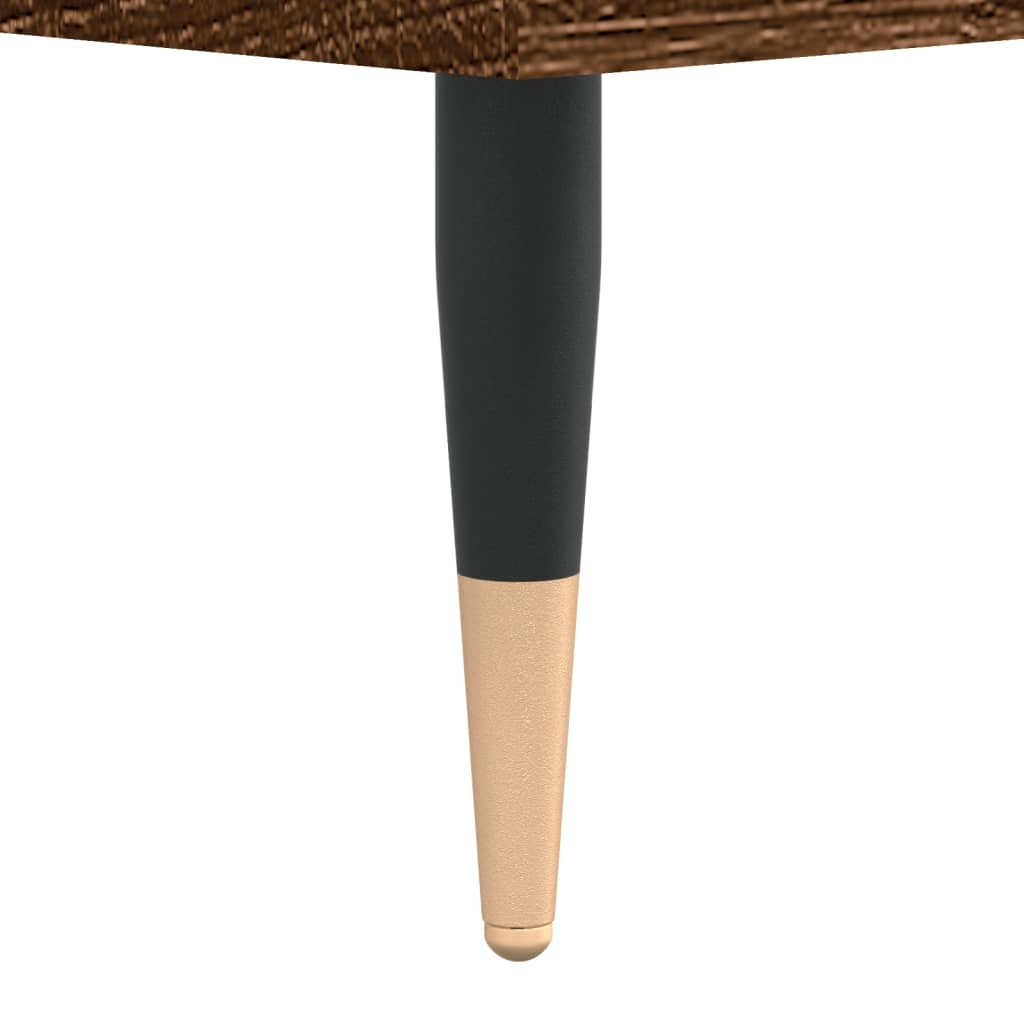 Coffee Table Brown Oak 102x44.5x50 cm Engineered Wood