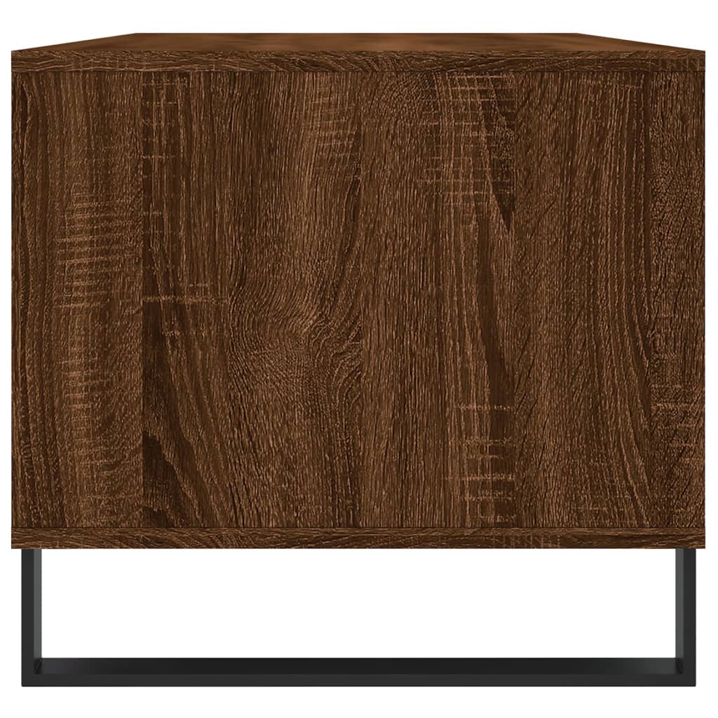 Modern Wooden Living Room Coffee Table With Open Storage & Drawer Wood