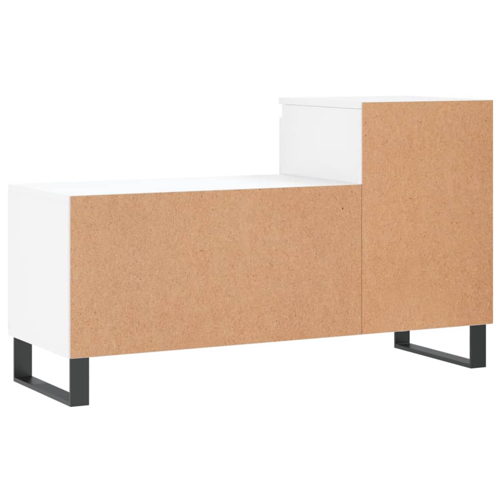 Shoe Cabinet White 102x36x60 cm Engineered Wood