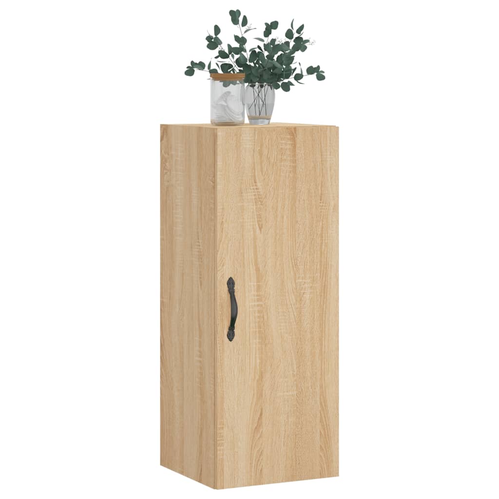 Wall Mounted Cabinet Sonoma Oak 34.5x34x90 cm Engineered Wood