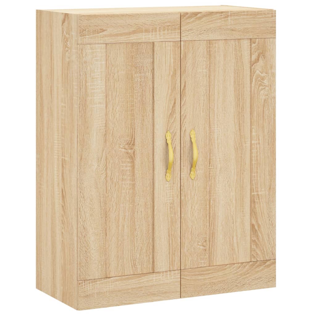 Wall Mounted Cabinet Sonoma Oak 69.5x34x90 cm Engineered Wood