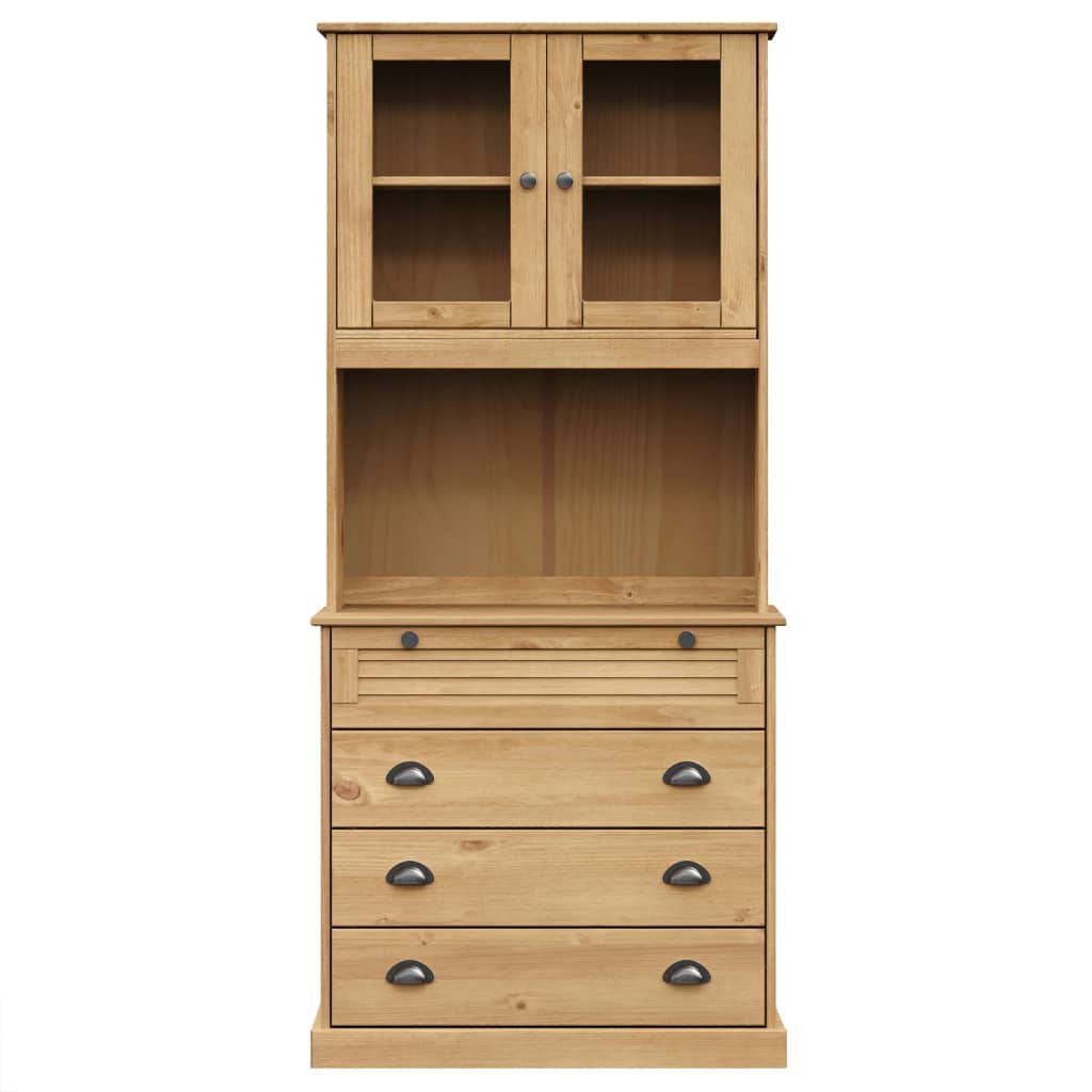Highboard VIGO 80x40x176 cm Solid Wood Pine