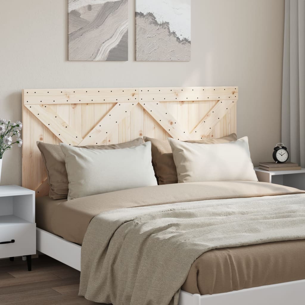 Headboard 160x104 cm Solid Wood Pine