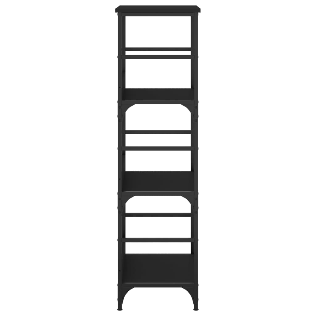 Bookshelf Black 50x33x117.5 cm Engineered Wood