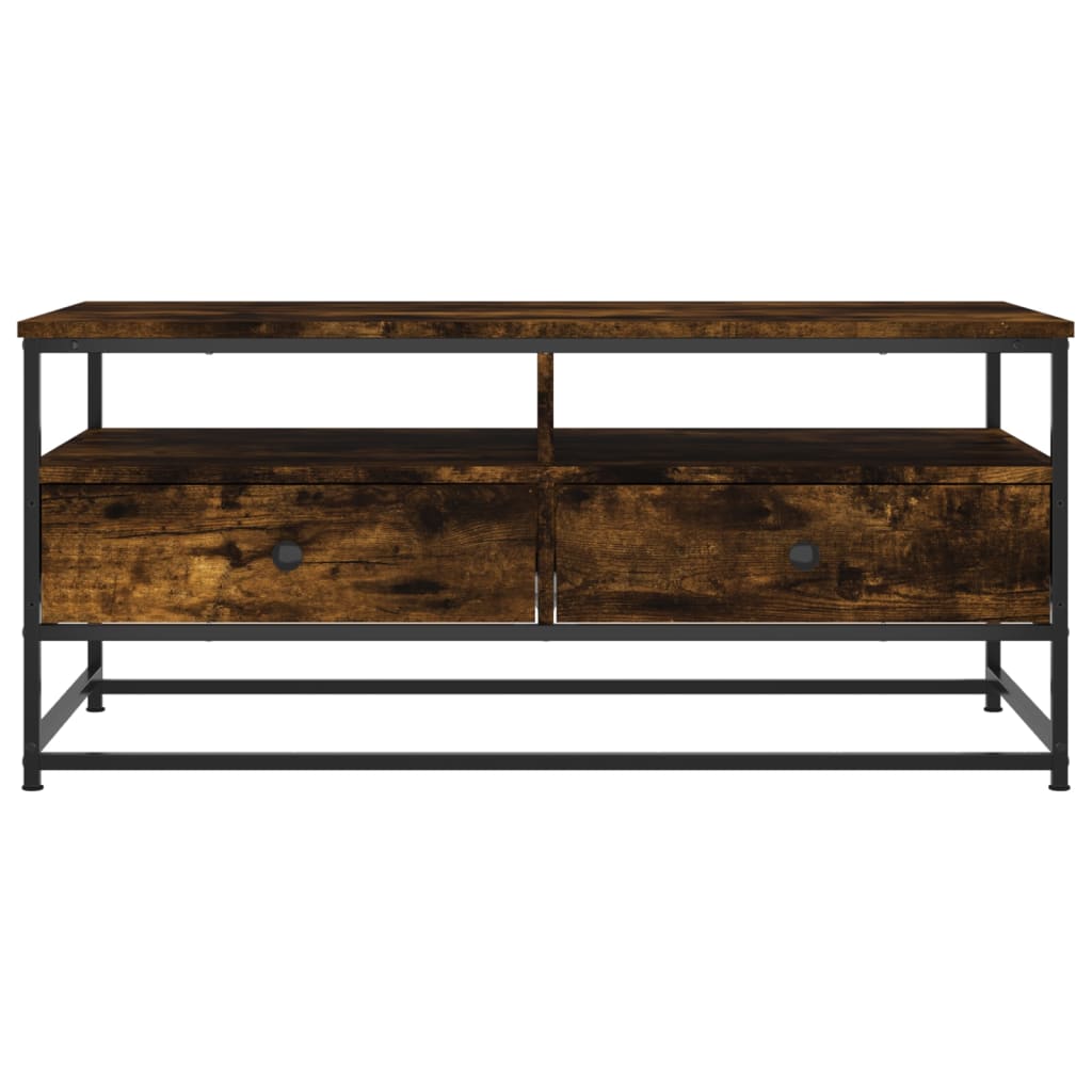Coffee Table Smoked Oak 100x51x45 cm Engineered Wood