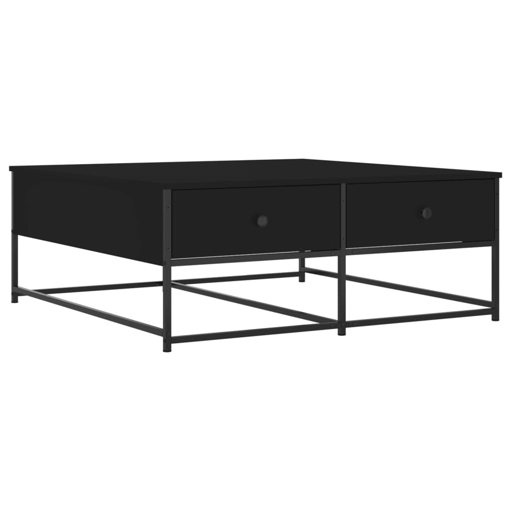 Coffee Table Black 100x99x40 cm Engineered Wood